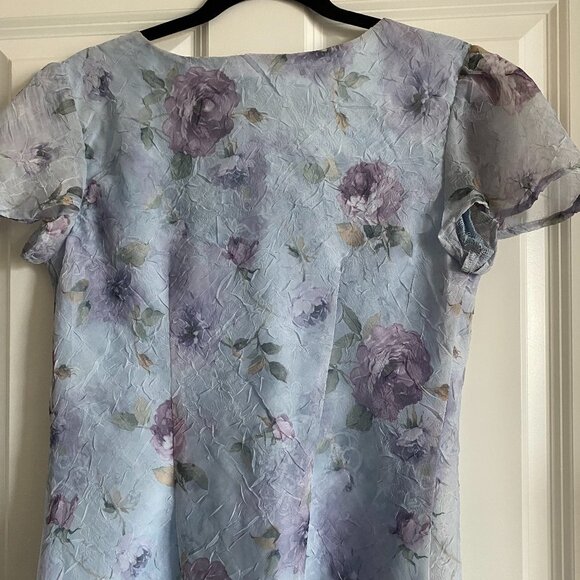 Top and Skirt K Studio Blue and Purple 2-piece set Size 10 Excellent condition - Picture 2 of 5